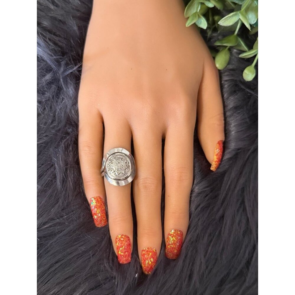 Silver 925 Circle Ring - image 6